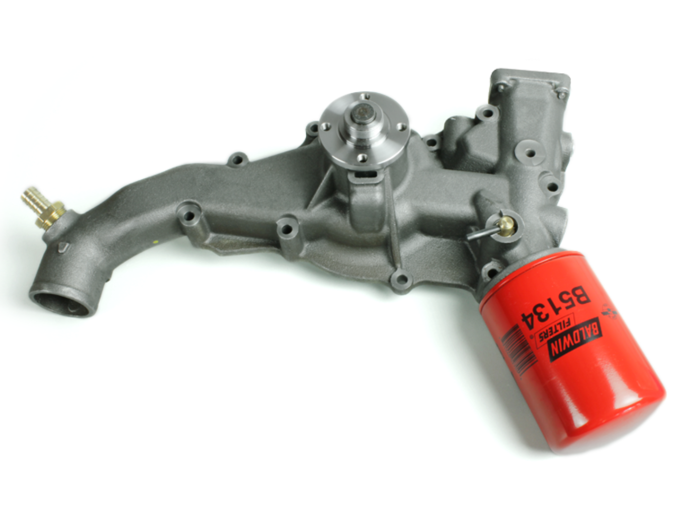 DieselSite 7.3L Powerstroke Water Pump with Coolant Filter