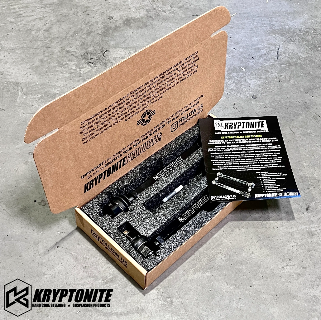 2001-2010 GMC/Chevrolet 2500/3500HD Kryptonite Death Grip Tie Rod Set