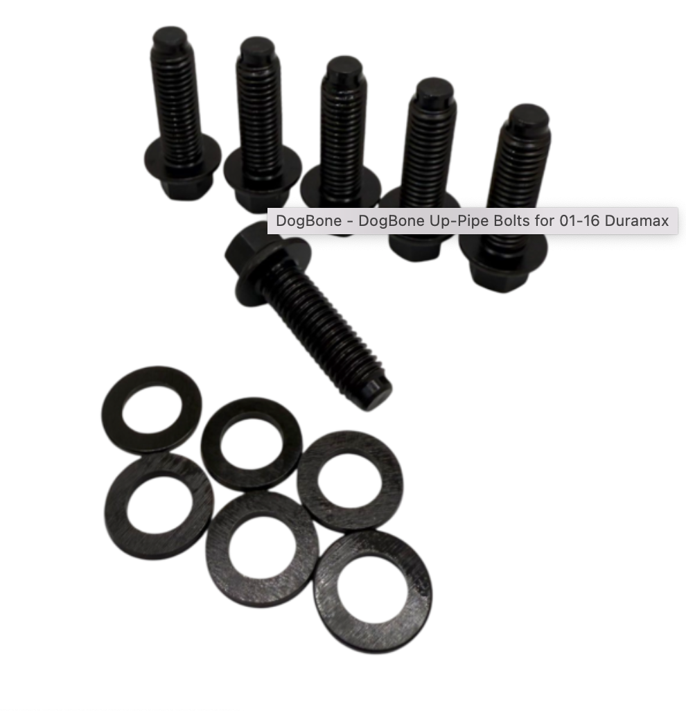 DogBone Up-Pipe Bolts for 01-16 Duramax