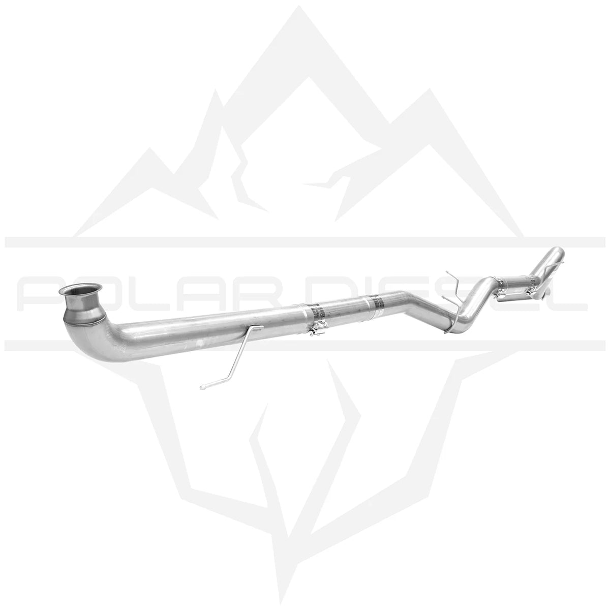 Polar Diesel 2007-2010 LMM Duramax Exhaust System T409 Stainless