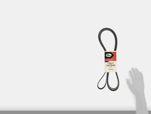 LML Single Alternator Serpentine Belt- Gates K061187HD FleetRunner Micro-V Serpentine Drive Belt , Green