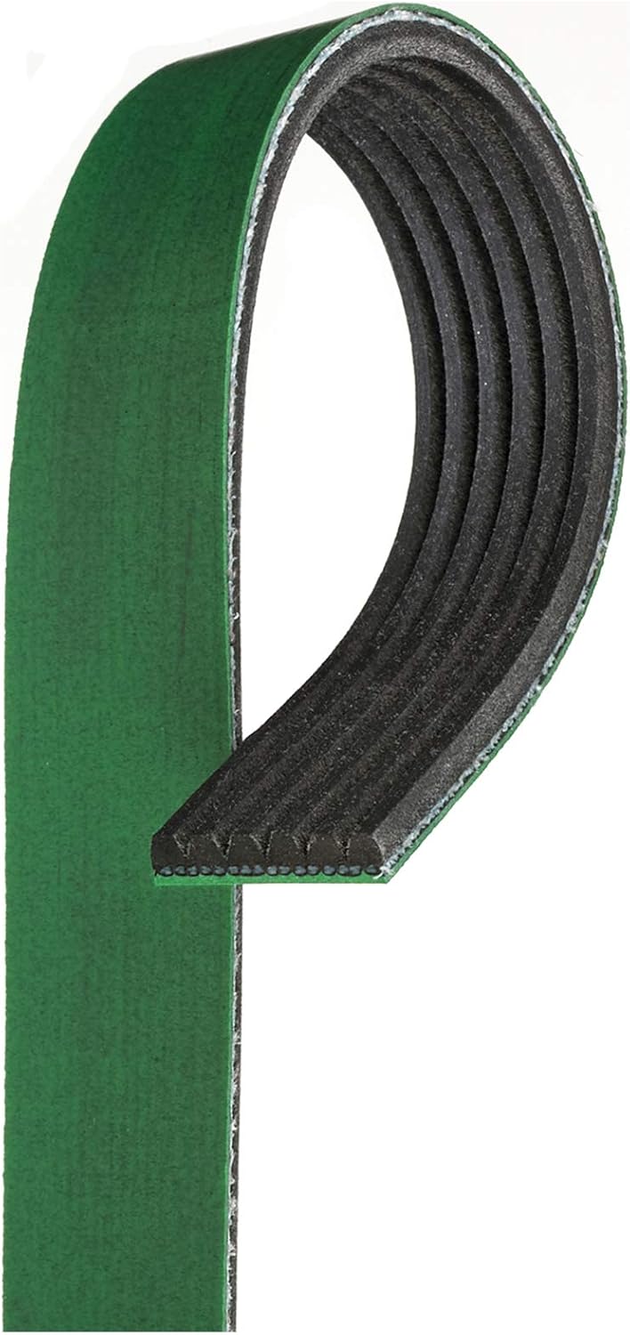 LML Single Alternator Serpentine Belt- Gates K061187HD FleetRunner Micro-V Serpentine Drive Belt , Green