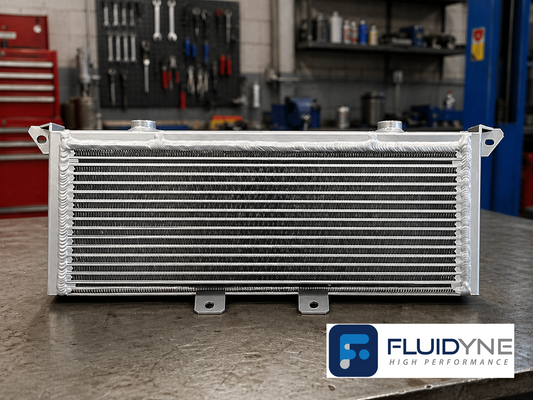 Fluidyne Transmission Cooler for 2001-2005 LB7, LLY Duramax