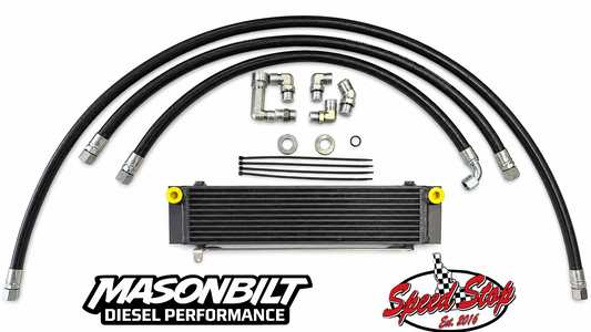 Speed Stop Auto Repair / Masonbilt Diesel Performance Duramax 5/8 Transmission Cooler Line Kit 01-16 GM with Fluidyne Transmission Cooler
