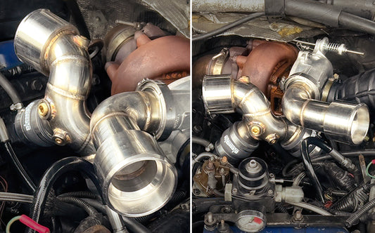 DieselSite 1994.5-1998 OBS & Early 99 7.3 Powerstroke Intake Manifold for Intercooler Addition