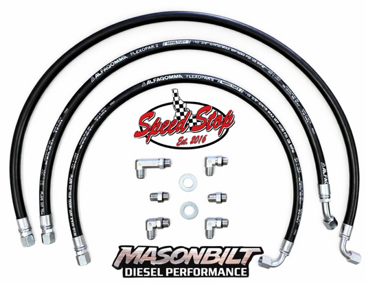 Speed Stop Auto Repair X Masonbilt Diesel Performance Duramax 5/8 Transmission Cooler Line Kit 01-16 GM