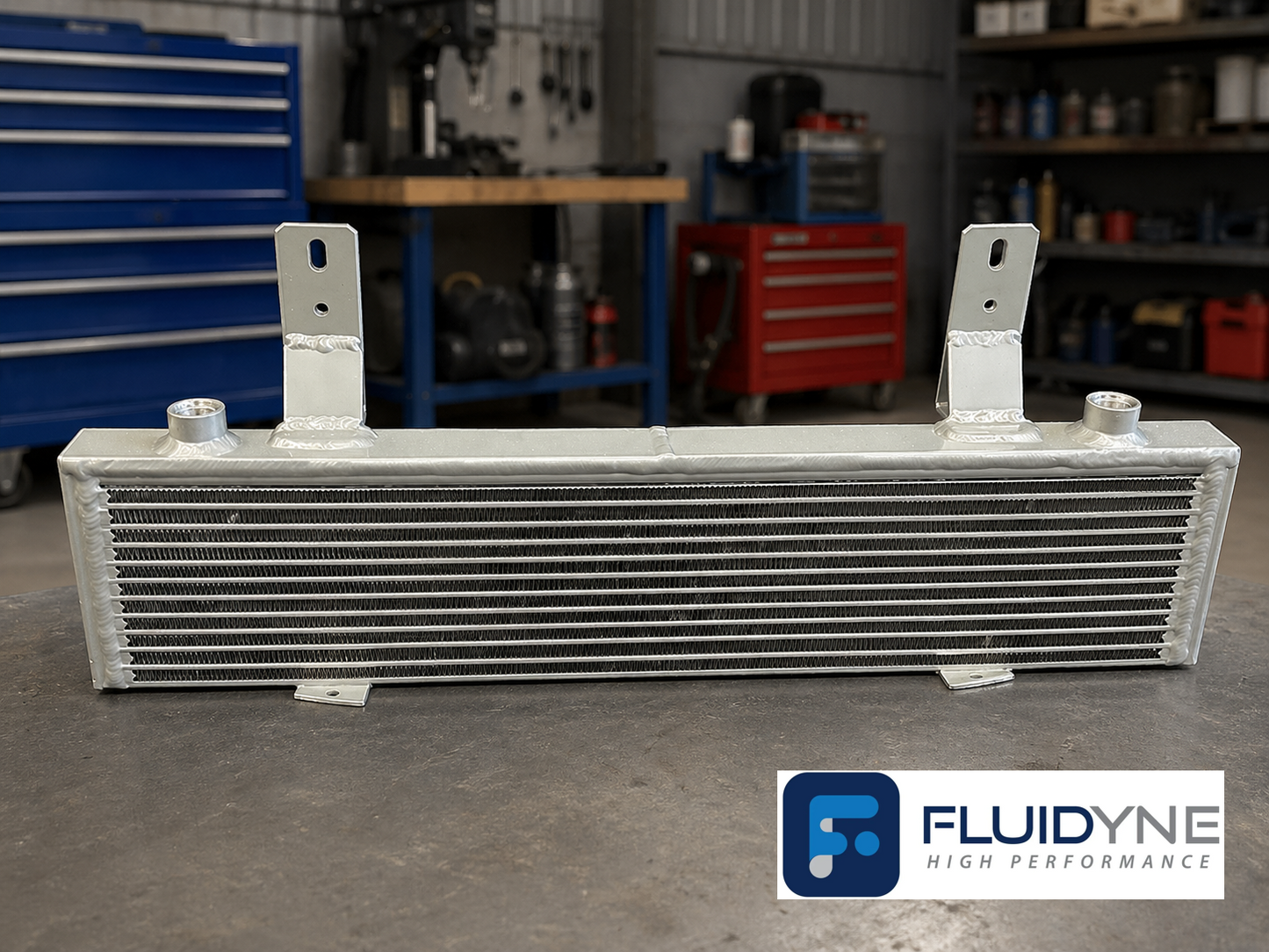 Fluidyne Transmission Cooler for 2011-2014 LML Duramax