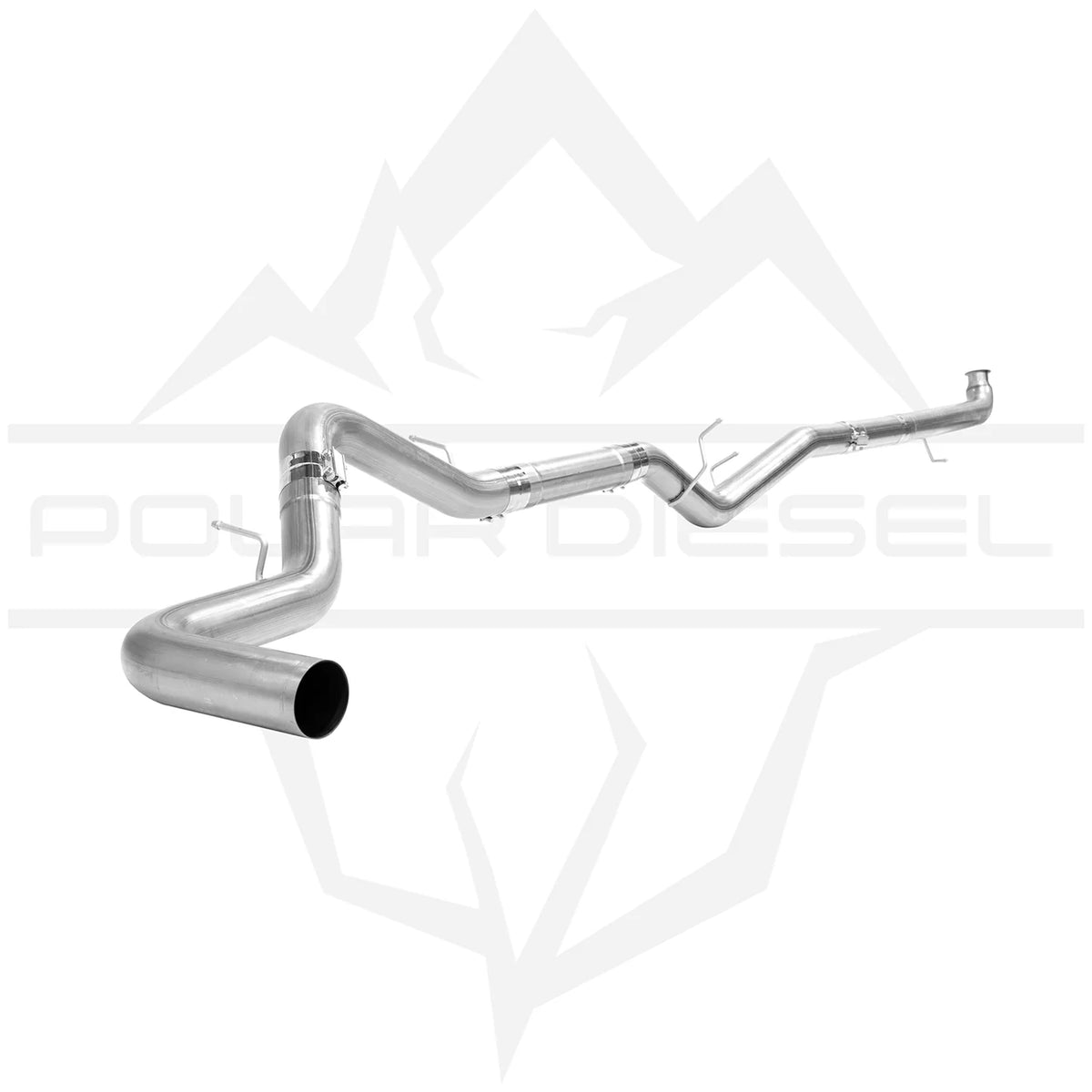 Polar Diesel 2007-2010 LMM Duramax Exhaust System T409 Stainless